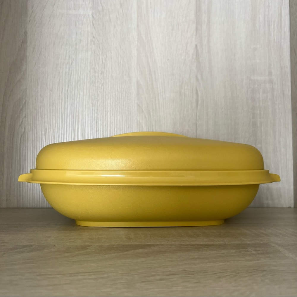 Vintage 1970s Tupperware Harvest Gold Veggie/Rice Steamer